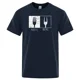 thumbnail image 3 of Camiseta de manga corta de algodón con tenedor de plástico y metal con estampado de objetos cotidianos para hombre, camisetas de estilo punk y hip hop, ropa urbana vintage, 3 of 4