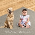 thumbnail image 5 of Furnish My Place Modern Indoor/Outdoor Commercial Solid Color Rug - Beige, 27" x 54" Half Round, Pet and Kids Friendly Rug. Made in USA, Area Rugs Great for Kids, Pets, Event, Wedding, 5 of 11