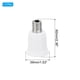 thumbnail image 2 of Adaptador de socket de luz Uxcell E17 a E26/E27, 3 piezas, soporte de lámpara convierte la base de tornillo para bombilla halógena CFL, blanco, 2 of 5