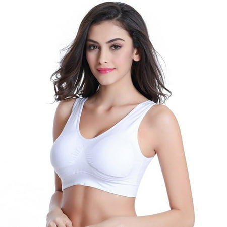

Simple Sports Bra Without Underwire Elastic Skin-Friendly Soft Touch Sports Bra for Women Yoga Running Fitness