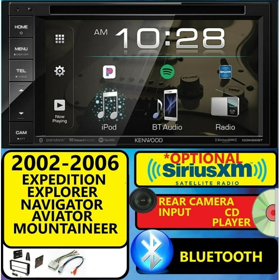 F150 NAVIGATOR EXPEDITION ECONOLINE VAN BLUETOOTH Car Stereo OPTIONAL SIRIUSXM