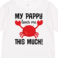 thumbnail image 4 of Inktastic My Pappy Loves Me Boys or Girls Long Sleeve Toddler T-Shirt, 4 of 5
