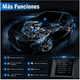 thumbnail image 3 of Velocímetro P10 Coche Bloosom  Hud Pantalla Digital Computadora A Bordo Alarma Negro, 3 of 4