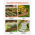 thumbnail image 6 of VEVOR Steel Landscape Edging, 6 Packs 40 x 8 in Weather-Resistant & Pre-Rust Metal Landscape Edging, Bendable Garden Edging Border, Lawn Edging for Flower Bed Yard Pathway Divider, 6 of 9