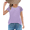 Lilac, variant on Arshiner Girls Shirts Short Sleeves Lace Pleated Kids Summer Tops Casual Crewneck Blouses Tees