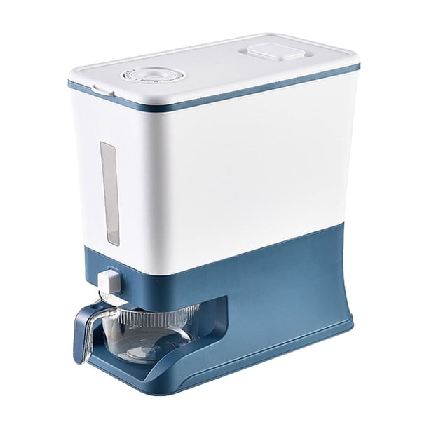 Pisexur Batería de cocina Cubo de arroz hermético para el hogar, de gran capacidad, a prueba de insectos, resistente a la humedad, para harina, granos diversos, prens para la cocina del hogar