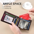 thumbnail image 2 of Cartera Delgada con Clip para Dinero RUNBOX Bloqueo RFID para 11 Tarjetas, 2 of 6