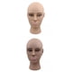 thumbnail image 1 of 2 piezas cabeza de maniquí cabeza de muñeca simulada calva para gafas de terre casco sombrero pantalla de peluca, 1 of 9