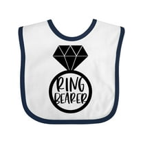 Inktastic Ring Bearer Wedding Party Boys or Girls Baby Bib