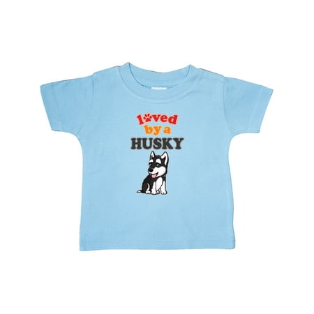 

Inktastic Siberian Husky Dog Gift Puppy Gift Baby Boy or Baby Girl T-Shirt