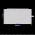 thumbnail image 6 of Clear 6 Compartment Bead Storage Box, 6 Count, 6 of 8
