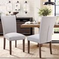 thumbnail image 2 of MALOL Fabric Upholstered Dining Side Chair with High Back(Set Of 2), 2 of 8