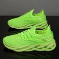 thumbnail image 5 of Rotm Men Sneakers Mens Sneakers Fashion Athletic Running Shoes Casual Walking Sport Lightweight Breathable Comfortable Shoes Green,Size 9, 5 of 5