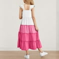 thumbnail image 4 of Nskgu Girls Maxi Summer Short Flutter Sleeve Casual Dress with Pockets for 4-13 Years, 4 of 6