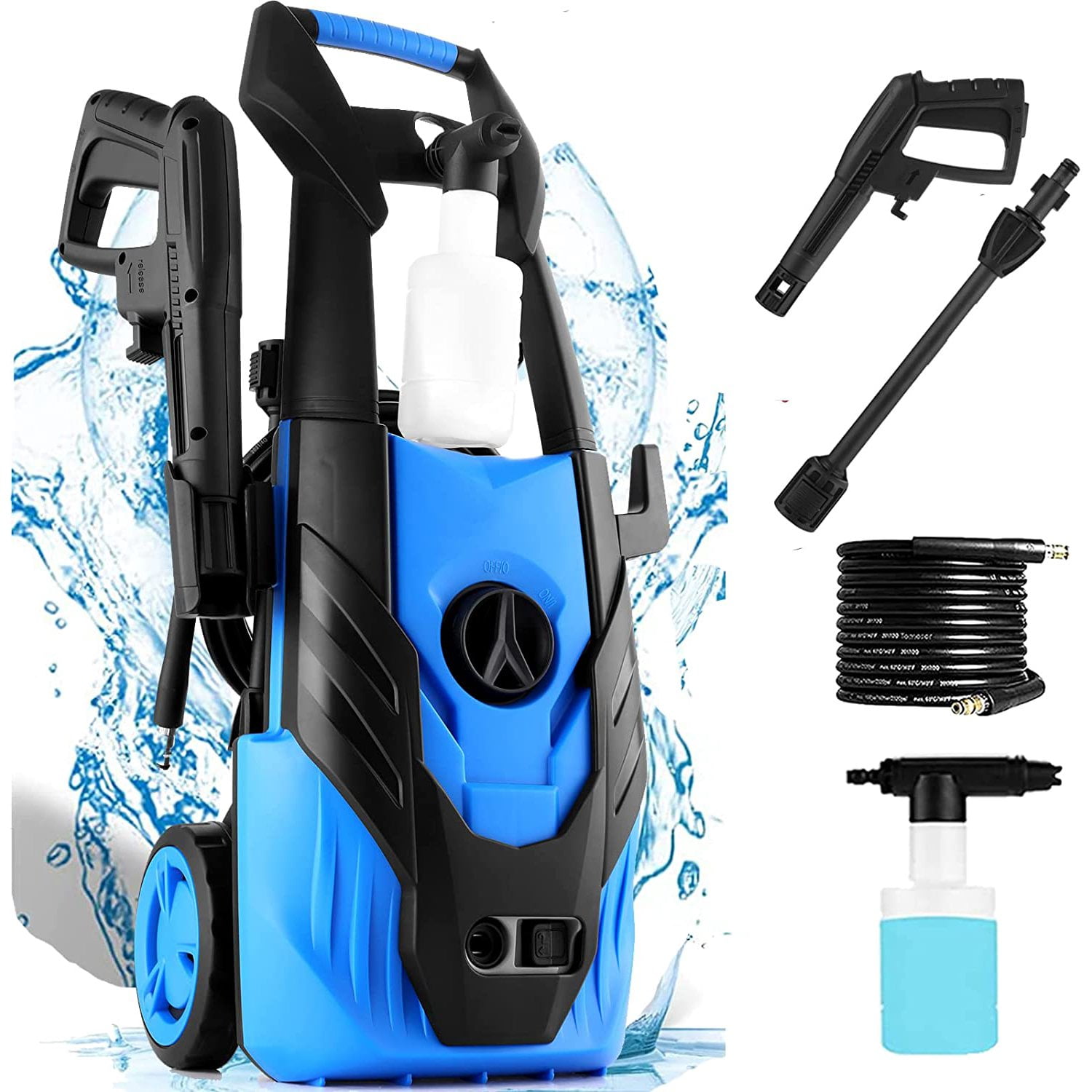 Electric Pressure Washer, Suyncll 2GPM High Power Washer with