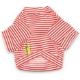 thumbnail image 4 of Small Dog Striped Tee Shirt Puppy Striped T Shirts for Boy Girl Clothes Summer Dogs Cat Apparel, 4 of 6