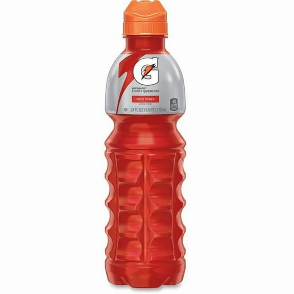 24 oz Gatorade Thirst Quencher Sports Drink, Fruit Punch - 24 per Case