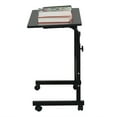 thumbnail image 3 of Removable Laptop Desk with 4 Wheels Adjustable C-Shaped Sofa Side Table for Sofa Couch Eating Writing Reading, 3 of 8