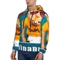 thumbnail image 3 of Lsque Sml Jeffy Pattern Casual Men's Hoodie,Hooded Sweatshirt with Kangaroo Pocket,Pullover Hoodie-XX-Large, 3 of 8