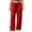 Red, variant on Hurxie Women's Comfy Pajamas Drawstring Stretch Long Wide Leg Lounge Pants