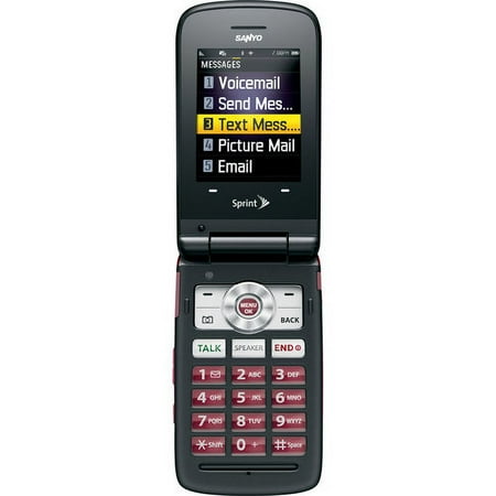 Sanyo Mirro SCP3810 Cell Phone, Red (Unlocked)