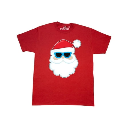 Santa Head with Sunglasses T-Shirt