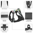 thumbnail image 6 of Lsque Space Doodle Dog Harness, No-Pull Pet Harness with 2 Leash Clips, Adjustable Soft Padded Dog Vest with Easy Control Handle for Large Dogs-Large, 6 of 9