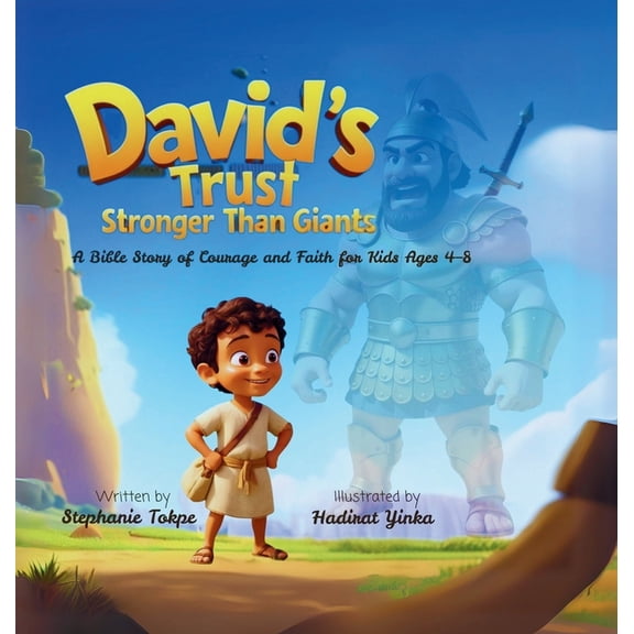 David's Trust - Stronger Than Giants: Bible Story of Courage and Faith for Kids Ages 4-8, (Hardcover)