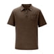 thumbnail image 4 of Blusa y camisa de manga corta con cuello vuelto para hombre, blusa informal de verano a la moda de color liso con cuello vuelto, blusa para hombre, 4 of 6