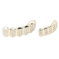 thumbnail image 1 of Hip Hop Teeth, Teeth Protection Alloy Hip Hop Teeth Decoration Charming Convenient  for Men for  Party for Hip Hop Fashion Shows for Women for Concert Gold, 1 of 7