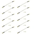 thumbnail image 1 of 10X SMA Macho A SMA Tuerca Hembra Bulkhead Crimp RG316 Coaxial Cable Puente Pigtail 15cm, 1 of 4
