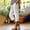 White, variant on Women's Split Hem Capri Pants, Elastic Waist with Pockets for Casual Daily Wear