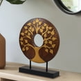 thumbnail image 3 of Decozen Home Decor Handmade Wooden Sculpture in Lucky Tree Design Acacia Wood, 3 of 8