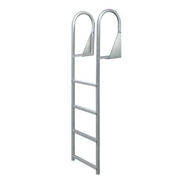 4 Step Anodized Aluminum Swinging Dock Ladder