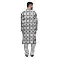 thumbnail image 3 of Atasi Party Wear Kurta Pajama For Men Mandarin Collar Ethnic Printed Kurta Set, 3 of 5