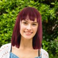 thumbnail image 4 of AURARMLET Natural Straight Short Wine Red Wig for Women Suitable for Parties and Cosplay, 4 of 7