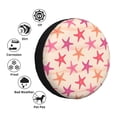 thumbnail image 4 of Fotbe Starfish Funda de Llanta de Repuesto con Estampado, Engrosada, Ajuste Universal para Jeep, Remolque, RV, SUV, Camión-15 inch, 4 of 6