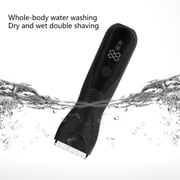 Groin & Body Hair Trimmer for Men Electric Trimmer Pubic Trimmer Body Shaver Wet/Dry Body Shaver Groomer