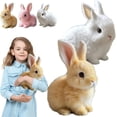 thumbnail image 7 of Guvpev 2Pcs Bunby - My Realistic Bunny Toys, Realistic Bunny Stuffed Animals Can Walk, Talk, Twitching & Shaking Ear, Easter Plush Rabbit Interactive Toys, Easter Basket Stuffers Gifts for Boys Girls, 7 of 7
