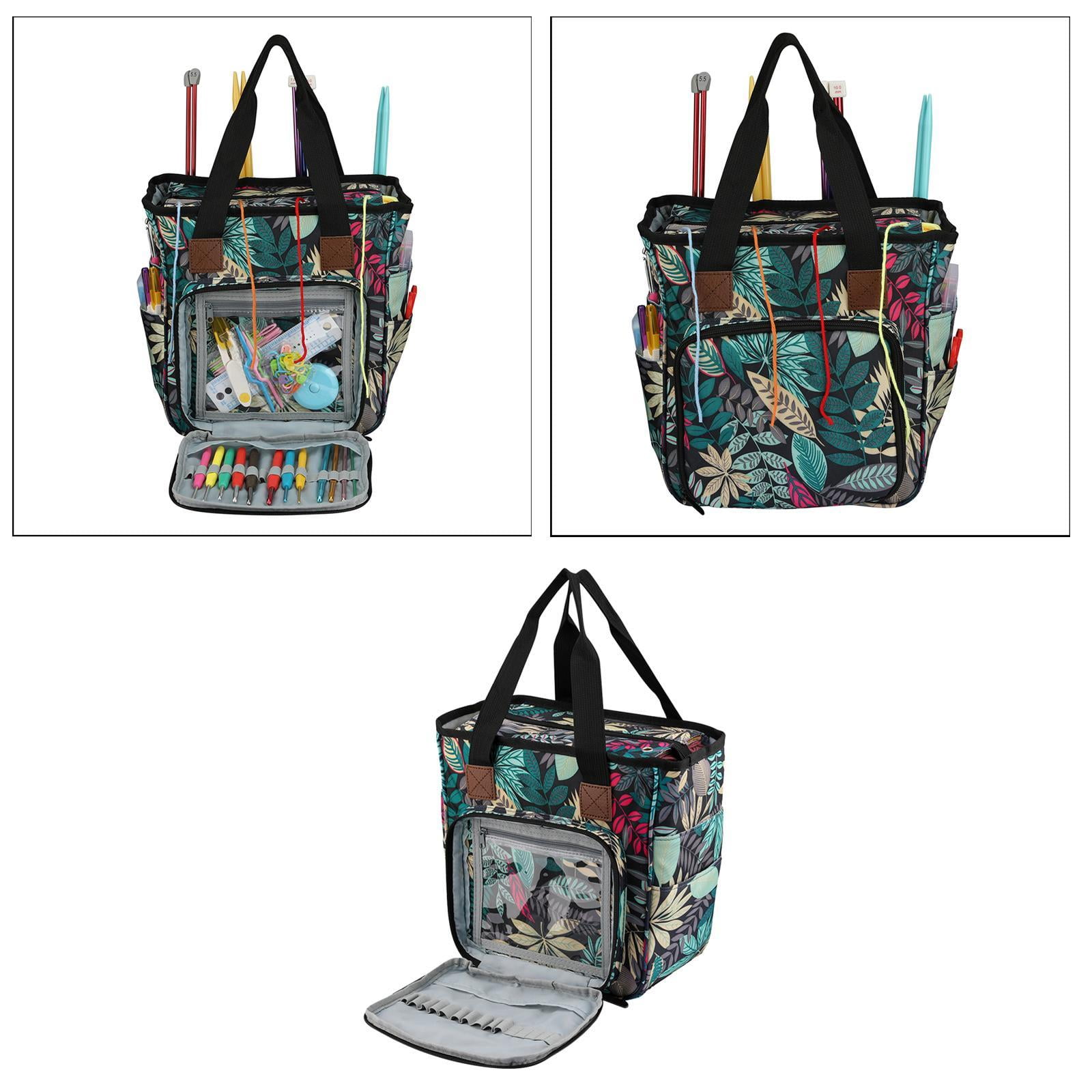 Yarn Storage Knitting Wool Bag Crochet Tote Organizer Holder Sewing Tool