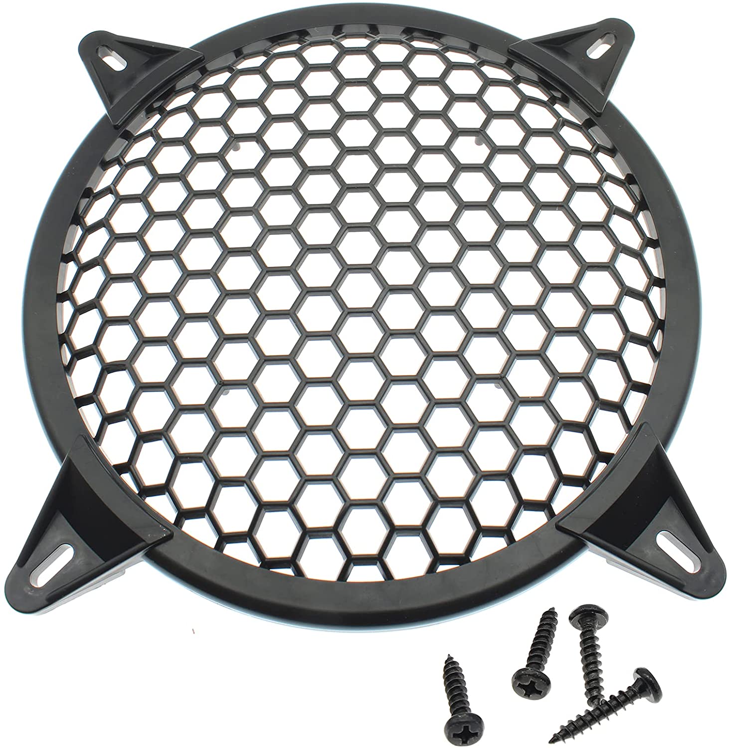 2 Pack 10 Inch Speaker Grill Subwoofer Grill Waffle Grill Guard