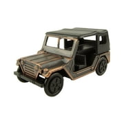 TREASUREGURUS 1:48 Scale O Gauge Train Accessory Military/Army Jeep Die Cast Pencil Sharpener