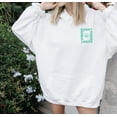 thumbnail image 4 of SUNNY VIBES Front Back Graphic Unisex Fleece Hooded Sweatshirt, 4 of 9