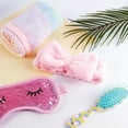 thumbnail image 6 of Three Cheers for Girls: Rainbow Shower 5 Piece Set W/ Loofah, Mask, Brush, Headband, & Towel Wrap, Kids Ages 6+, 6 of 9