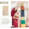 thumbnail image 2 of PBPBOX 10pcs Unfinished Wood Crafts DIY Wood Rods for Teachers and Students Vintage Style for Craft Projects, 2 of 7