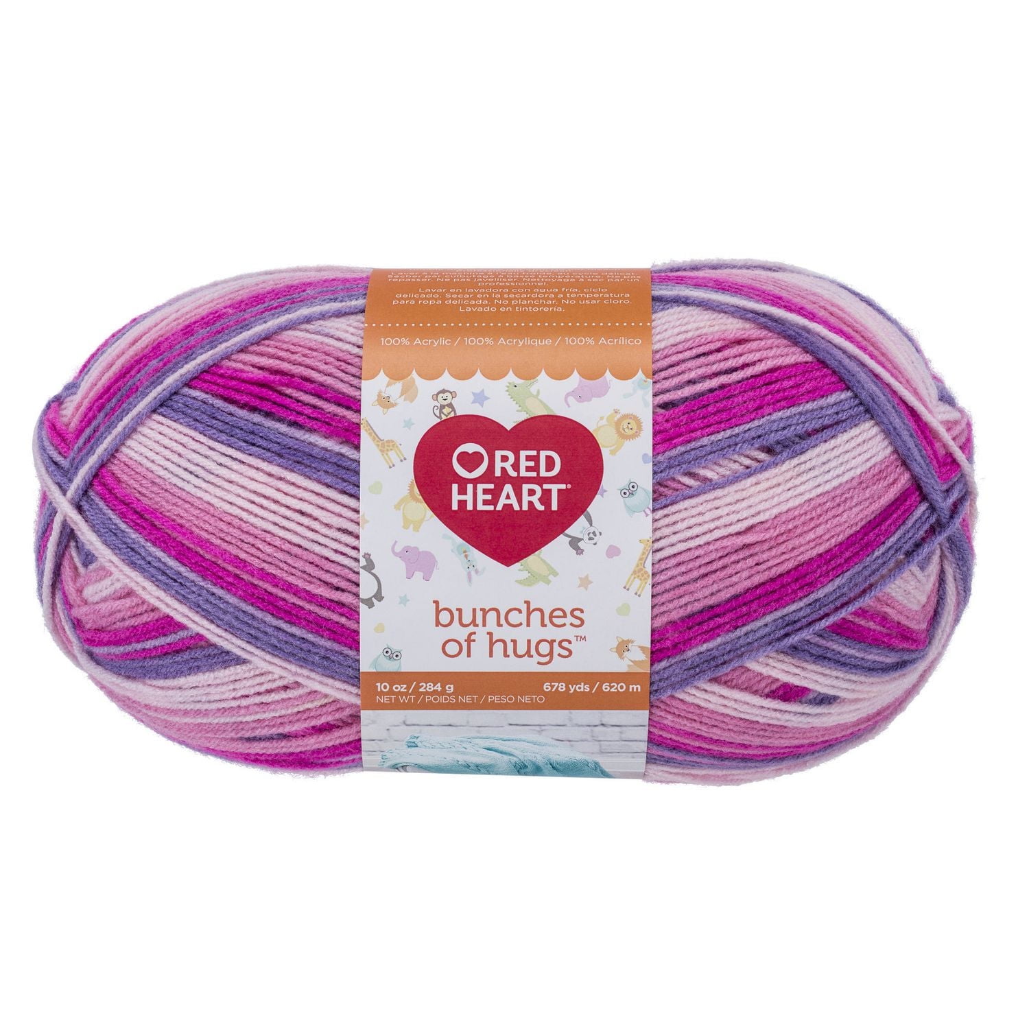 Red Heart® Bunches of Hugs™ Yarn, Acrylic #4 Medium, 14oz/397g, 948 Yards