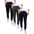 thumbnail image 4 of 3-Pack Men's Fleece & French Terry Slim-Fit Jogger (Size, S-2XL), 4 of 7