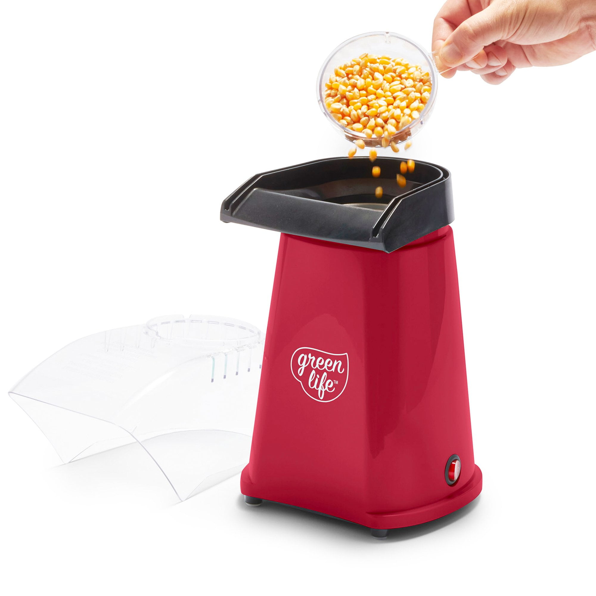 Greenlife Now Showing 18 Cup Electric Popcorn Maker Red Walmart Com