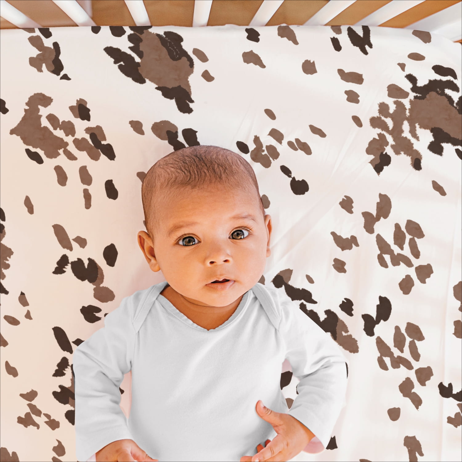 The Peanutshell Nursery Crib Bedding Set for Baby Boys, Boho Farm, 3 Pieces