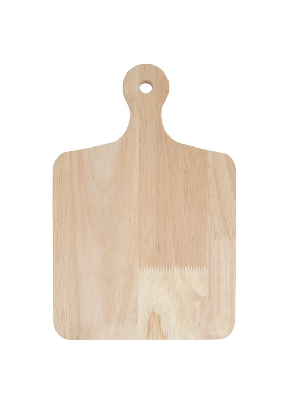 On the Surface Wood Decorative Square Tray, Customizable Serving Tray with Handle
